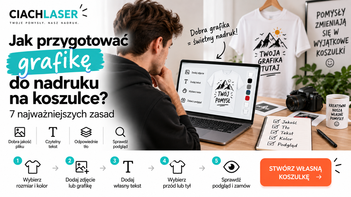 Jak przygotować grafikę do nadruku na koszulce? 7 najważniejszych zasad
