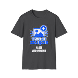 Koszulka Personalizowana ze Zdjęciem i Napisem – Twój Własny Projekt — zdjęcie 4