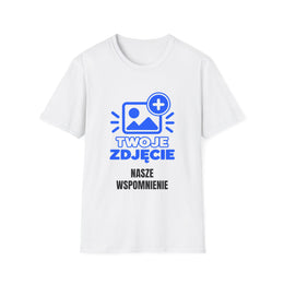 Koszulka Personalizowana ze Zdjęciem i Napisem – Twój Własny Projekt — zdjęcie 1
