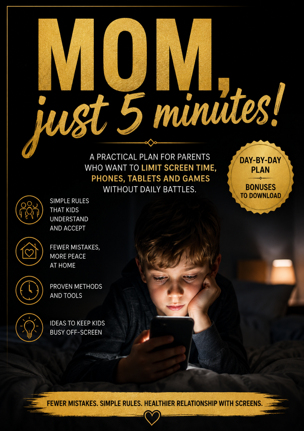 MOM, FIVE MORE MINUTES! - ebook PDF